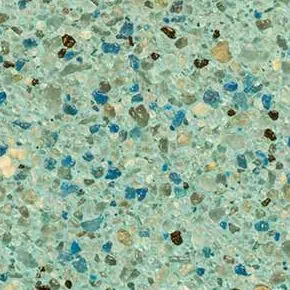 Close-up texture sample of Emerald Sea glass-bead pool finish